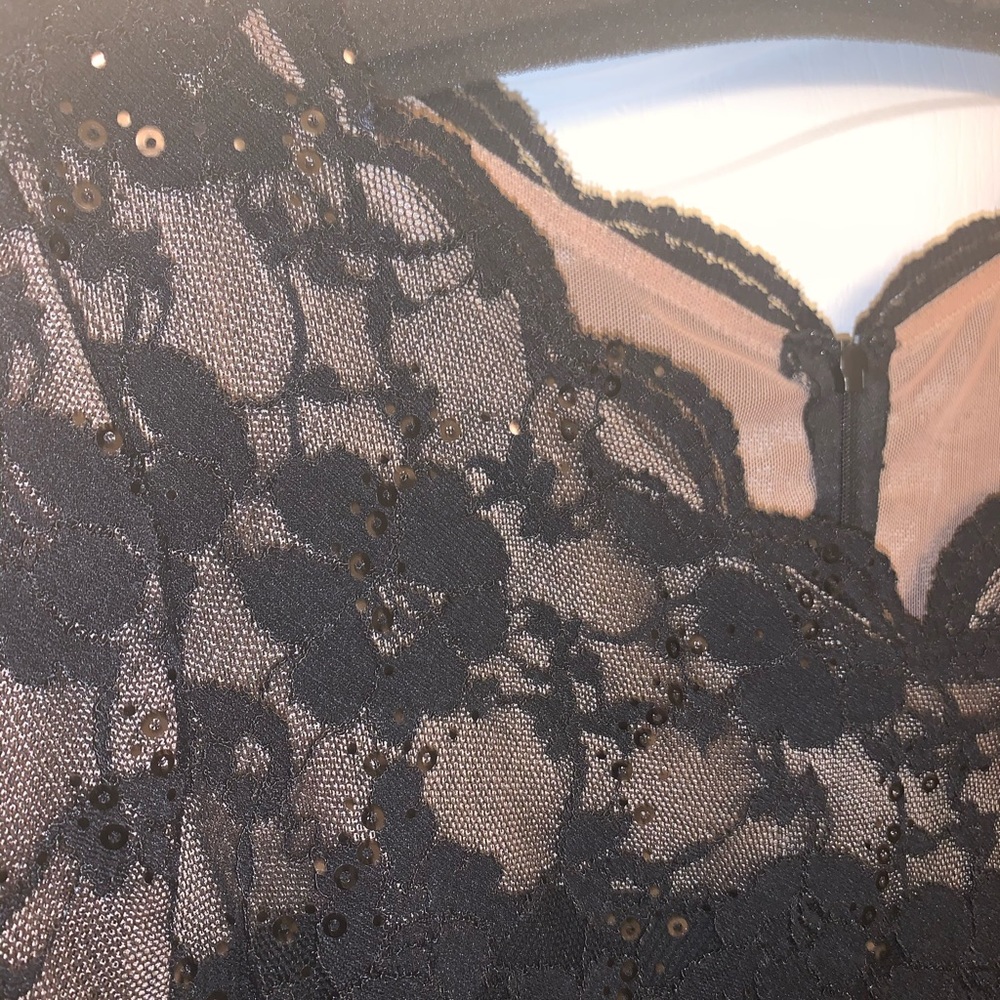 Beautiful Lace Illusion Cocktail Dress